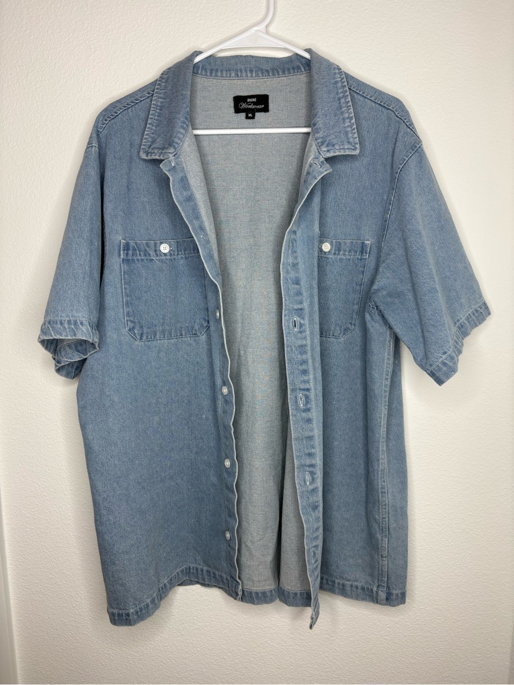CCS Workwear Light Blue Denim Buttoned Shirt